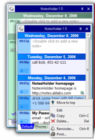 NotesHolder screenshot